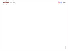Tablet Screenshot of embodydesign.com